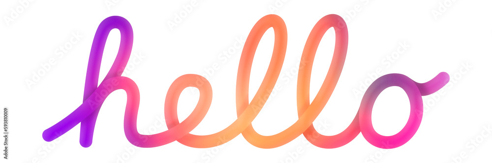 Hello color degradade Hello color degradade