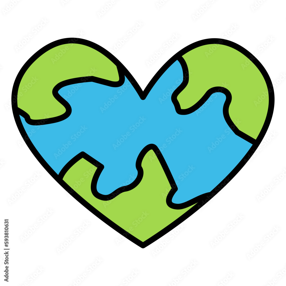 Obraz premium Illustration of Save the Earth design Icon