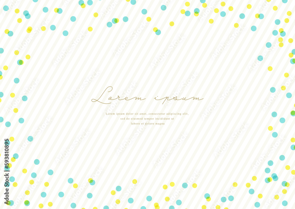 Random polka dots and stripes background Random polka dots and stripes background