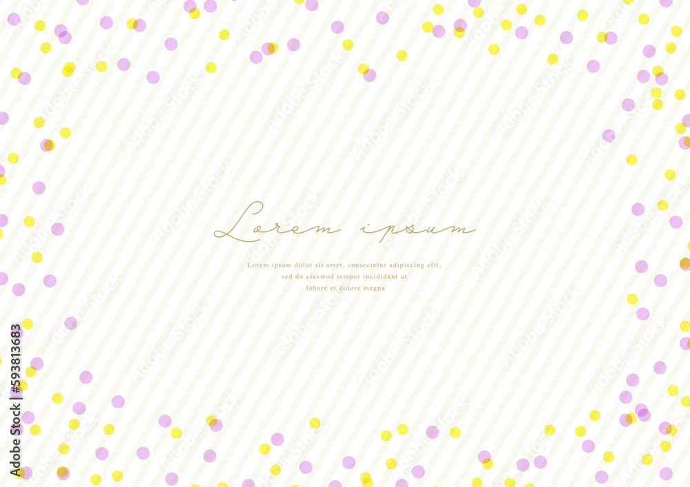 Random polka dots and stripes background Random polka dots and stripes background