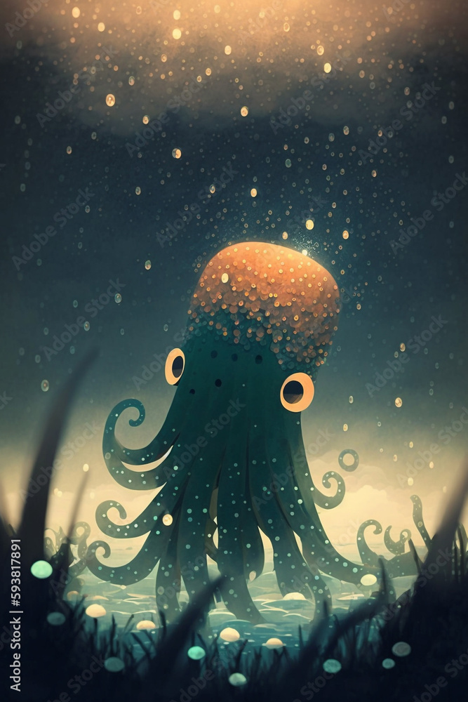 octopus in the sea octopus in the sea
