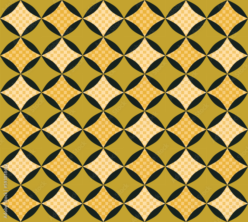 Japanese Ellipse Diamond Weave Vector Seamless Pattern Japanese Ellipse Diamond Weave Vector Seamless Pattern