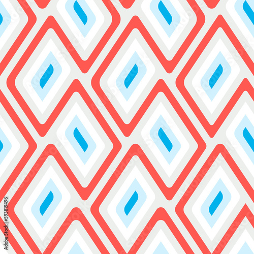 Red jagged line