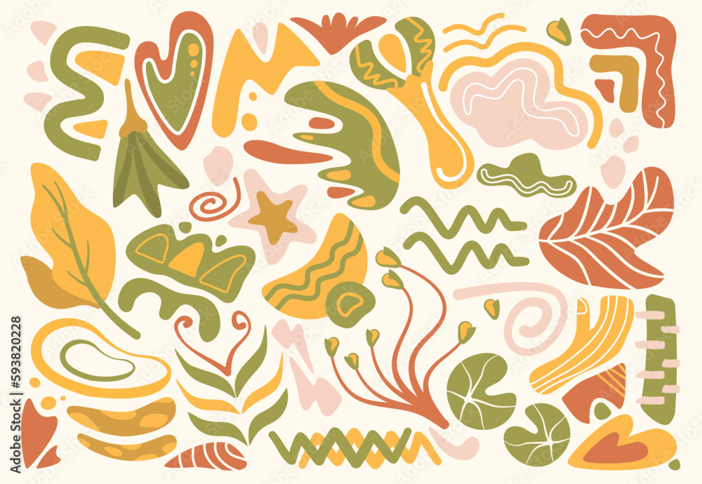 Unique hand-drawn vector abstract background pattern Unique hand-drawn vector abstract background pattern
