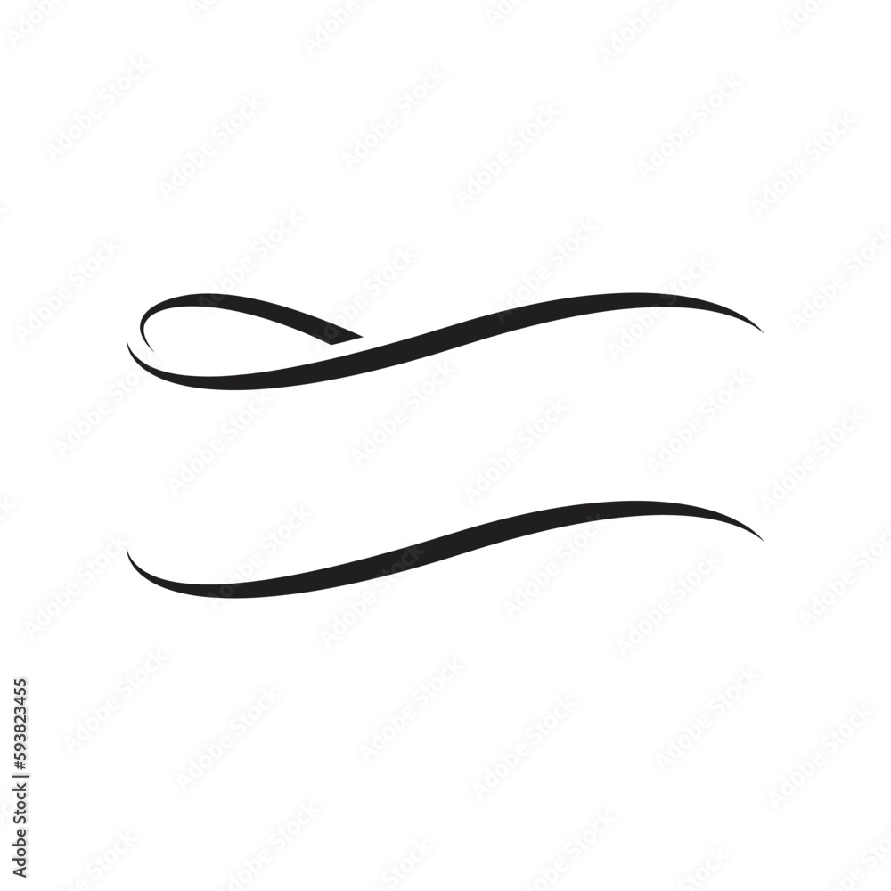 abstract swoosh wave logo vector