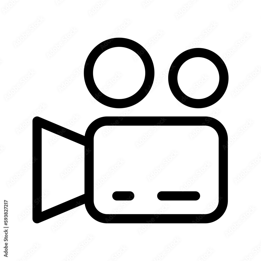 Video Camera Icon Vector Symbol Design Illustration Video Camera Icon Vector Symbol Design Illustration