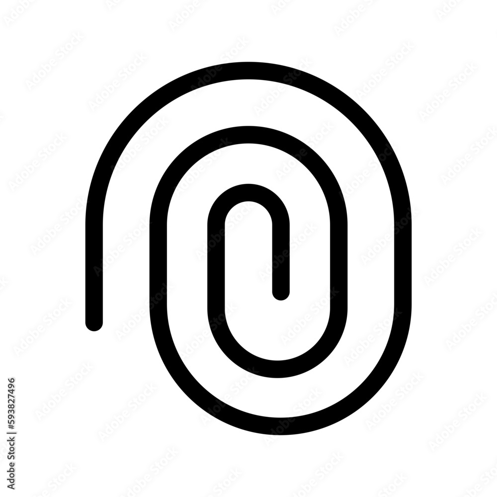 Fingerprint Icon Vector Symbol Design Illustration Fingerprint Icon Vector Symbol Design Illustration
