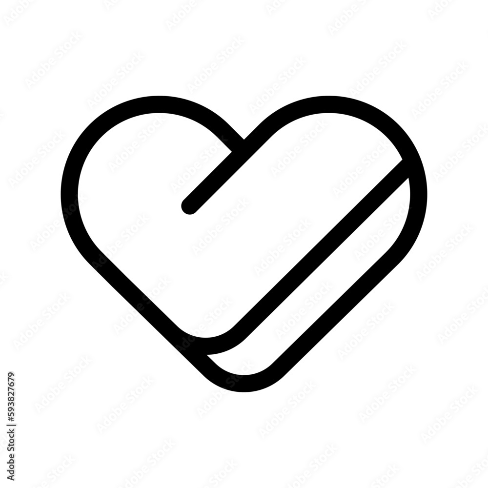 Heart Icon Vector Symbol Design Illustration Heart Icon Vector Symbol Design Illustration