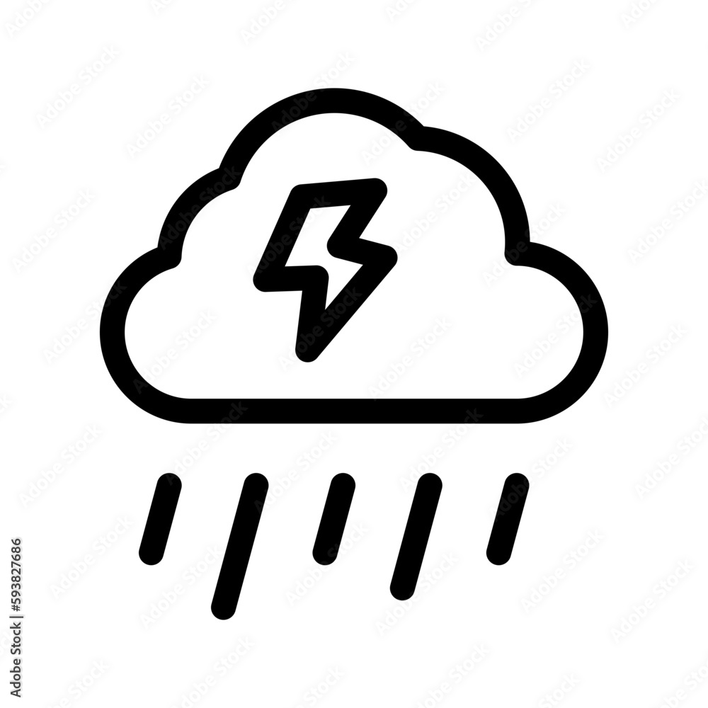 Rain Icon Vector Symbol Design Illustration Rain Icon Vector Symbol Design Illustration
