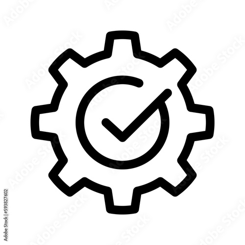 Settings Icon Vector Symbol Design Illustration