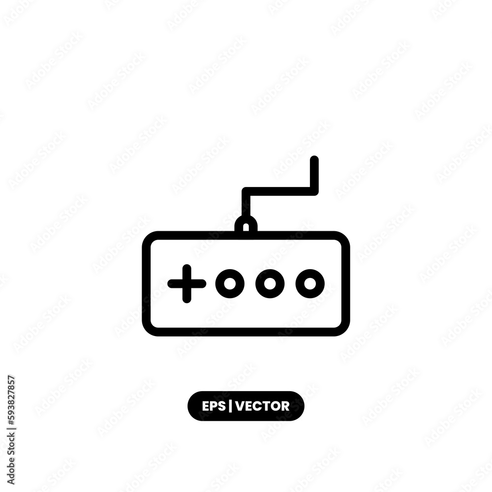 Game icon vector illustration logo template for many purpose. Isolated on white background. Game icon vector illustration logo template for many purpose. Isolated on white background.