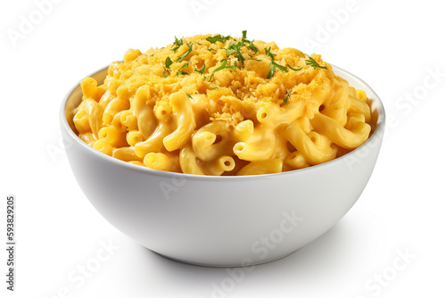 A bowl of comforting and creamy macaroni and cheese