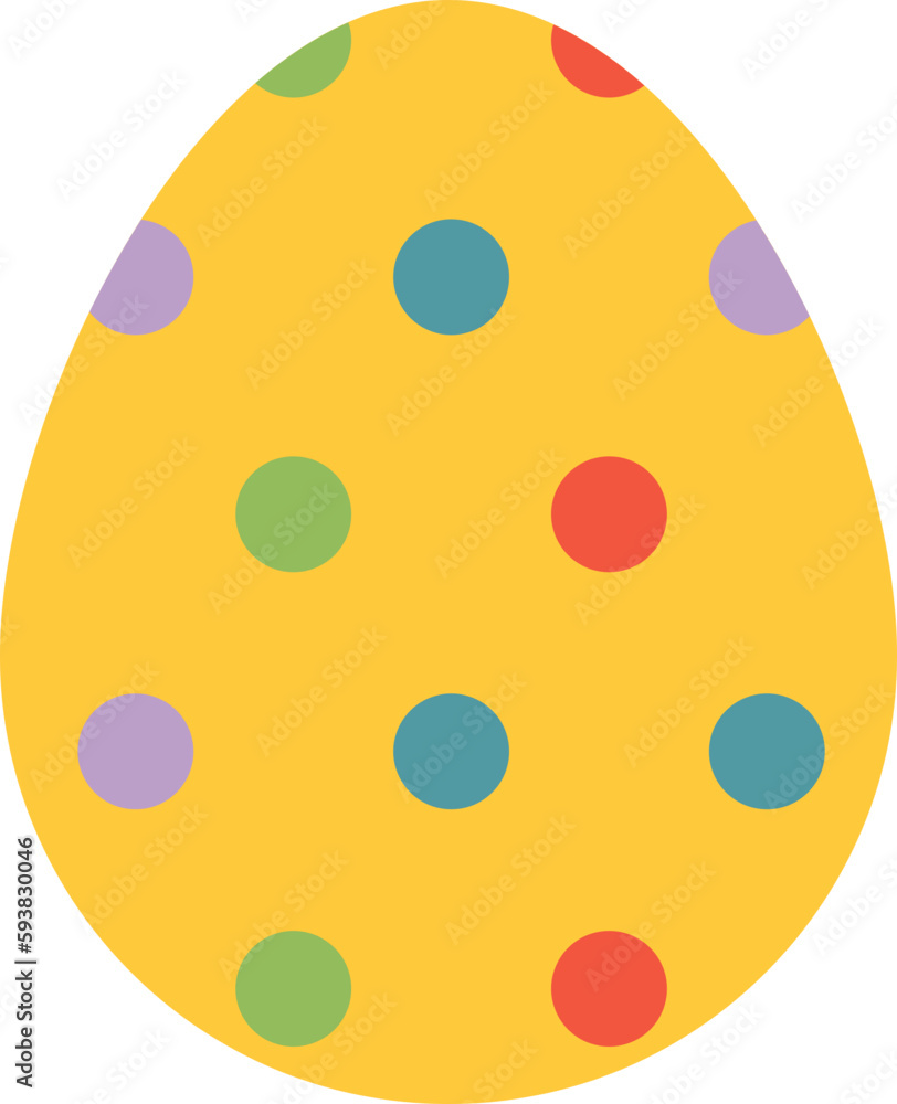 Fototapeta premium Easter Egg. Easter Egg Illustration. Easter Eggs. Happy Easter Egg. Easter Egg Icon. Easter Egg Doodle.