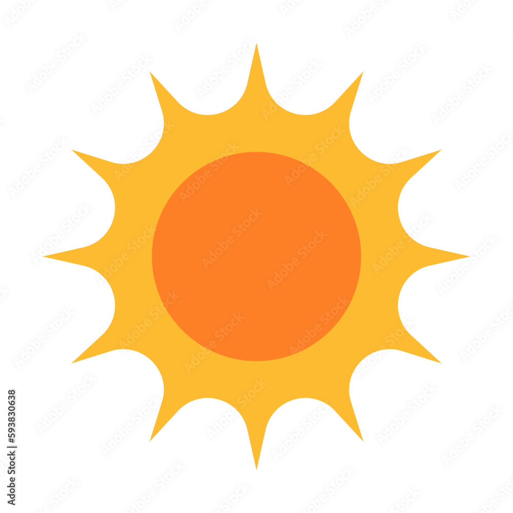 Sun icon vector for your web design, logo, UI. illustration Sun icon vector for your web design, logo, UI. illustration
