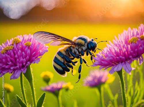 bee on a flower