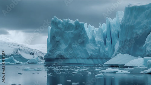 Solo Iceberg in Antarctica © 昊 周
