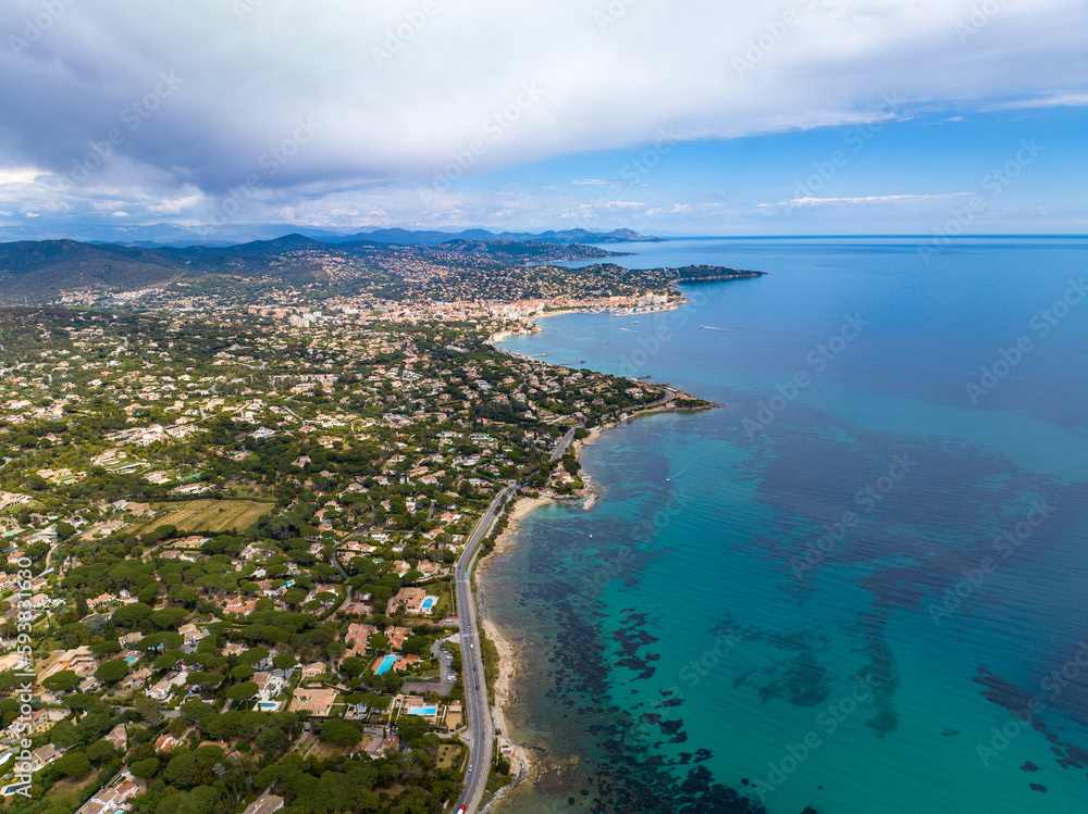 Sunset Drone Flight with Panoramas and wide angle shots from DJI Mavic 3