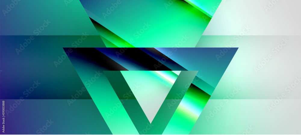 Triangle abstract background with shiny and glossy effects. Vector Illustration For Wallpaper, Banner, Background, Card, Book Illustration, landing page Triangle abstract background with shiny and glossy effects. Vector Illustration For Wallpaper, Banner, Background, Card, Book Illustration, landing page