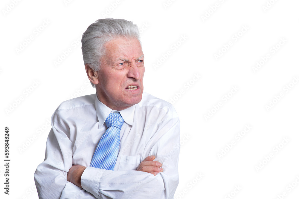 close up portrait of senior businessman in formal wear posing close up portrait of senior businessman in formal wear posing