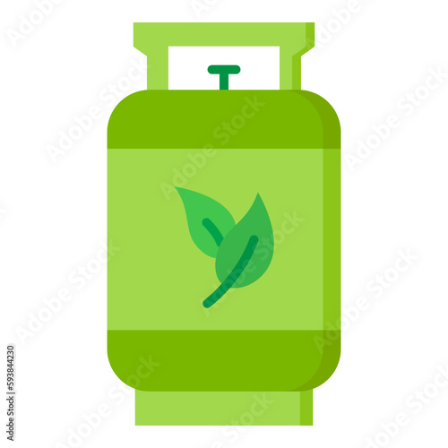 Illustration of Gas Cylinder design Icon