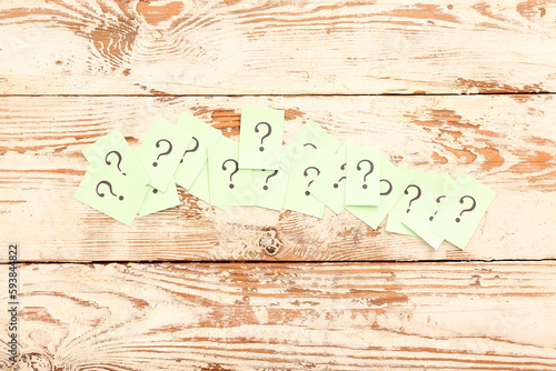 Sticky notes with question ...