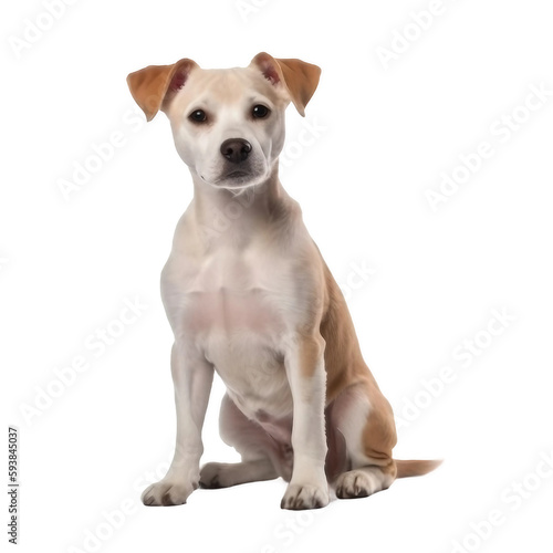 jack russell terrier puppy isolated on transparent background © Thamidu