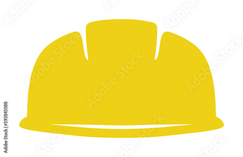 Gelber Schutzhelm