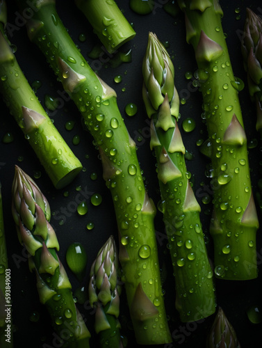 close up of asparagus
