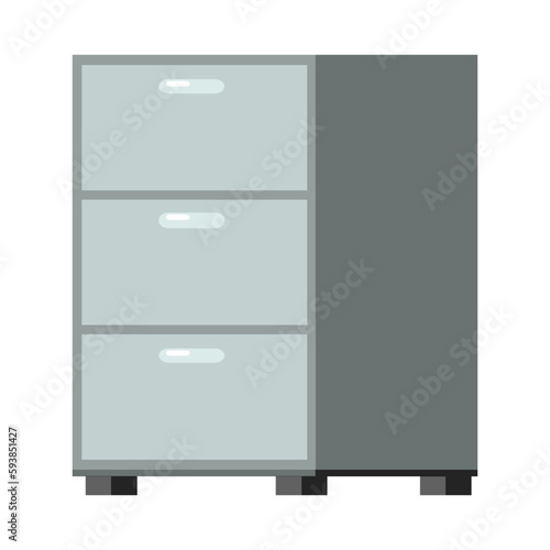 Flat Bedside Table