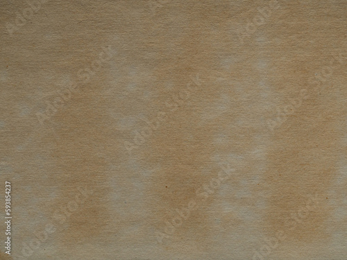 Texture of old fibrous yellowed paper macro for design and background