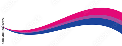 Pink, purple, and blue colored background, as the colors of the bisexual flag. LGBTQI concept. Flat vector illustration.	
