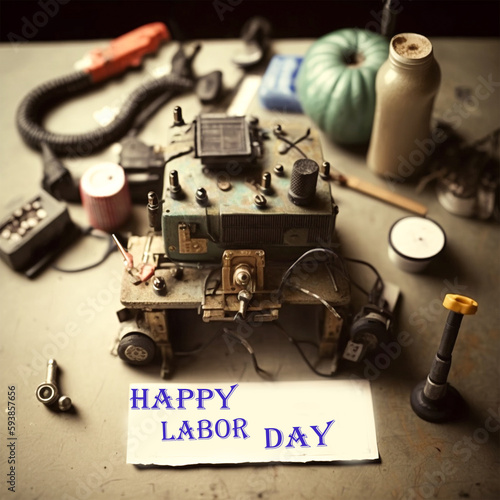 Happy laborers day generative AI
