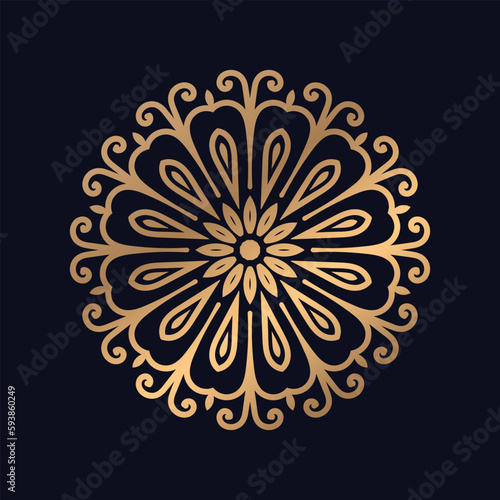 Mandala design Ethnic mandala Mandala art design simple Background © tanvir enayet