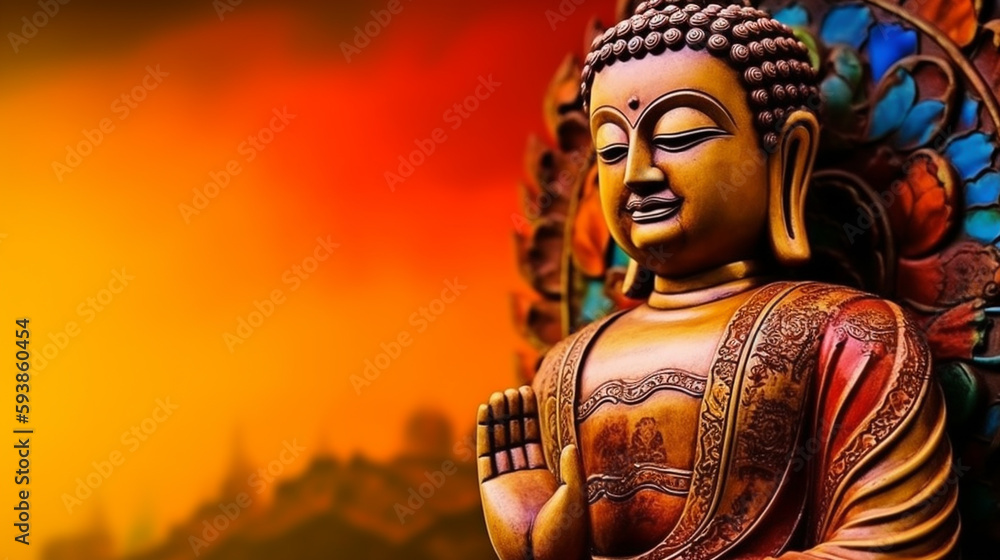 Buddha statue. Buddha statue.