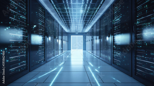 Modern server data center information technologies with Generative AI Technology