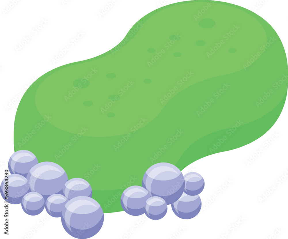 Bathing a baby soap icon isometric vector. Happy infant. Smile boy Bathing a baby soap icon isometric vector. Happy infant. Smile boy