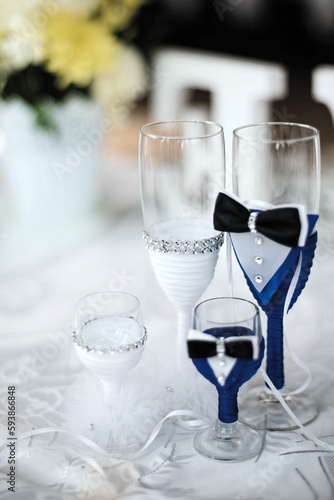 Kieliszki dla pary młodej