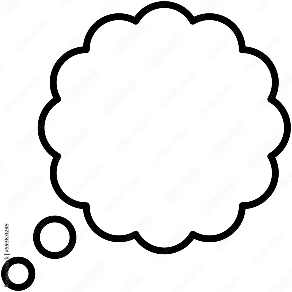 Speech balloons icon, line style vector illustration Speech balloons icon, line style vector illustration