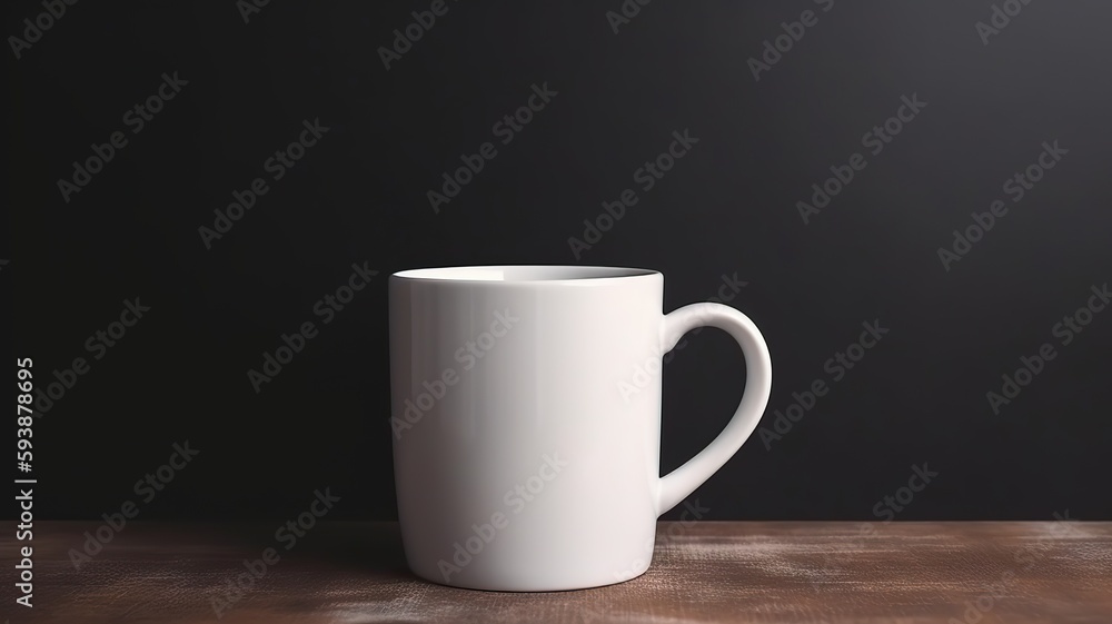AI Generated. AI Generative. Black black template mug cup mock up. Can be used for graphic design or marketing. Graphic Photo Art AI Generated. AI Generative. Black black template mug cup mock up. Can be used for graphic design or marketing. Graphic Photo Art