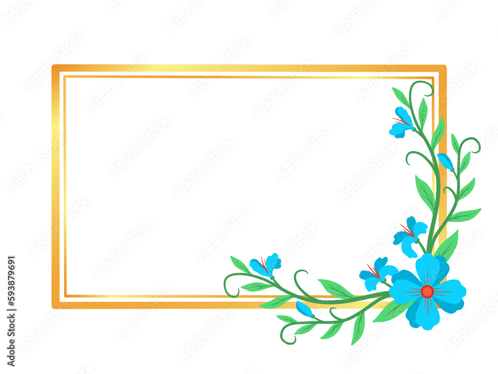 Flower Frame Background Flower Frame Background