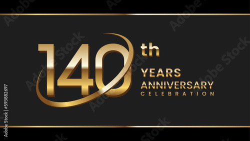 140th anniversary logo