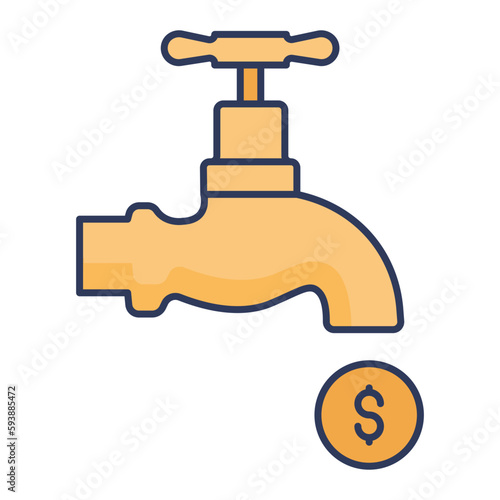 coin, faucet, bitcoin, currency, dollar tap, dollar, financial, tap