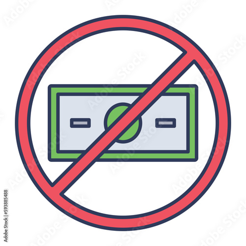 No cash