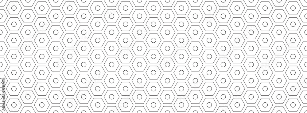 hexagon geometric pattern. seamless hex background. abstract honeycomb cell. vector illustration. design for the background flyers, ad honey, fabric, clothes, texture, textile pattern