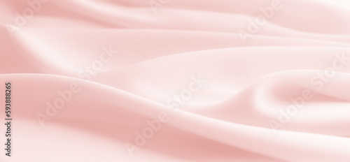 Smooth elegant silk or satin luxury cloth texture can use as wedding background. Luxurious background design. In pink toned. Retro style. Soft fokus.
