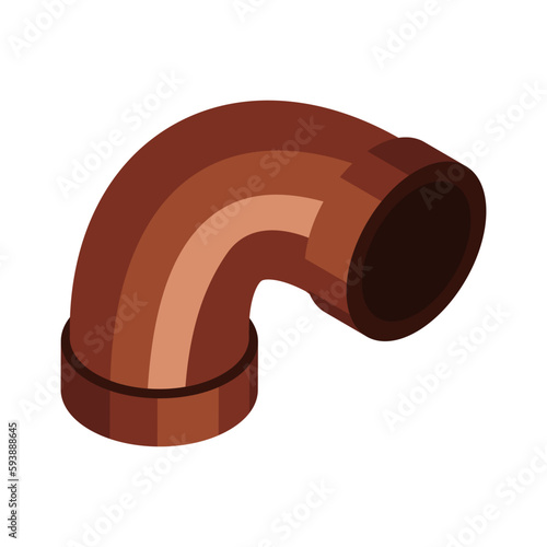 Pipe Isometric Icon