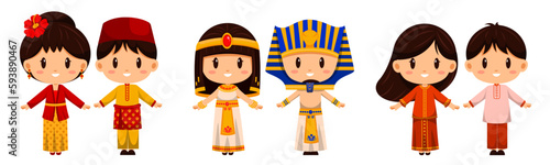 International dress represents the culture of peoples around the world