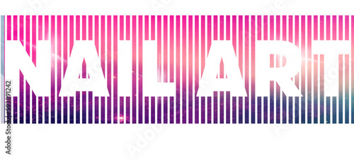 nail art - multicolor and glitter lettering - great for website, email, presentation, card, book, t-shirt, sweatshirt, label, sticker, book, notebook, printable -

