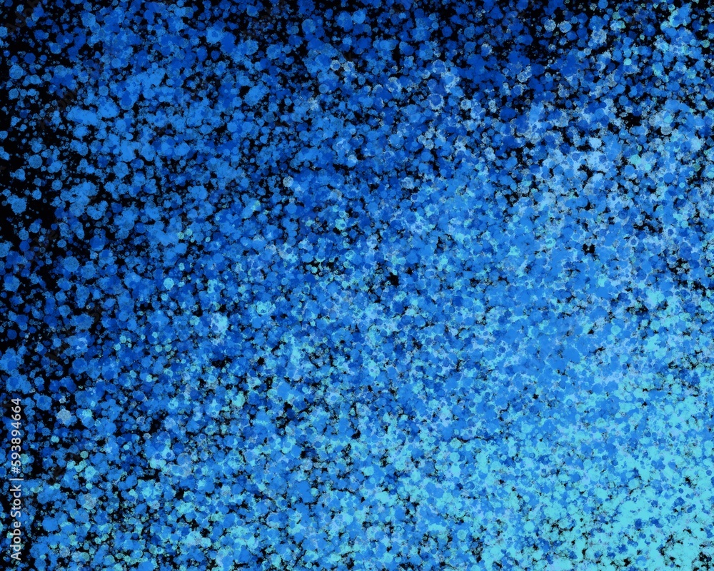 Obraz premium Blue background. Dark and cold background. Blue watercolor.
