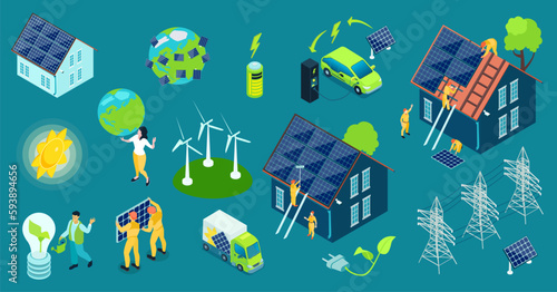 Solar Green Energy Set